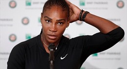 Serena Williams rút lui khỏi Pháp mở rộng ngay trước giờ đấu với Sharapova