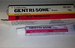 Hà Nội ngừng kinh doanh thuốc kem Shinpoong Gentri-sone nghi giả 