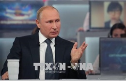 V.Putin đối thoại trực tuyến hơn 4 giờ: Đáp ứng sự mong đợi của người dân Nga 