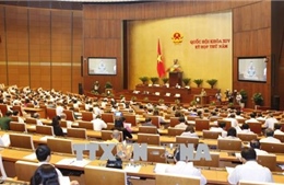 Ngày 8/6, Quốc hội thảo luận, biểu quyết thông qua nhiều dự thảo Luật, Nghị quyết