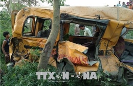 Xe buýt cán 9 sinh viên ở Ấn Độ, 6 người tử vong tại chỗ