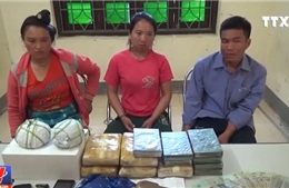 Bắt 3 đối tượng người Lào vận chuyển ma túy 