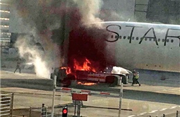 Hỏa hoạn tại sân bay Frankfurt, ít nhất 10 người bị thương