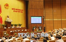 Quốc hội biểu quyết thông qua hai dự thảo Nghị quyết và ba dự thảo Luật 