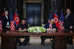 Lãnh đạo Mỹ, Triều Tiên ký Tuyên bố Chung