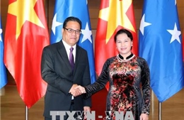 Chủ tịch Quốc hội Liên bang Micronesia kết thúc chuyến thăm chính thức Việt Nam 
