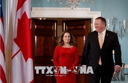 Ngoại trưởng Mỹ, Canada trao đổi về các vấn đề quốc tế nóng