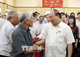 Thủ tướng Nguyễn Xuân Phúc tiếp xúc cử tri huyện Tiên Lãng, Hải Phòng