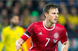 WORLD CUP 2018: Tiền vệ William Kvist của Đan Mạch chia tay sớm vì chấn thương nặng