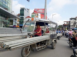 Xe 3-4 bánh tự chế vẫn tung hoành khắp phố phường Hà Nội