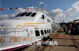 Khai trương tàu cao tốc tuyến Phan Thiết - Phú Quý 