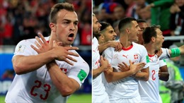 Ăn mừng kiểu &#39;đại bàng&#39;, hai cầu thủ Thụy Sĩ có thể bị FIFA phạt