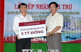 Agribank hỗ trợ huyện đảo Lý Sơn xây trường mầm non đạt chuẩn quốc gia 