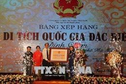 Hà Nội: Đón nhận bằng xếp hạng di tích quốc gia đặc biệt đình Chèm 