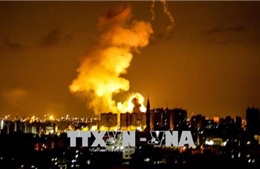 Quân đội Israel không kích trúng các mục tiêu Hamas ở Gaza