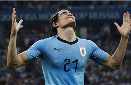 World Cup 2018: Uruguay 2-1 Bồ Đào Nha: Cavani dạy cho Ronaldo một bài học. Uruguay thành công với sơ đồ 4-4-2