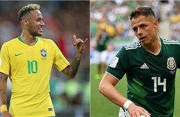 WORLD CUP 2018: Link xem trực tiếp Brazil và Mexico (21h00, 2/7)