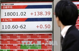 Thị trường chứng khoán châu Á giảm  