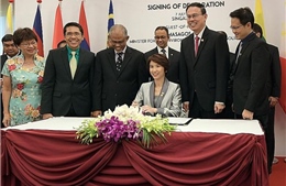 Việt Nam tham gia ký kết Tuyên bố Singapore về môi trường bền vững