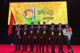 Đoàn Việt Nam giành 1 HCV tại Olympic Toán học Quốc tế năm 2018