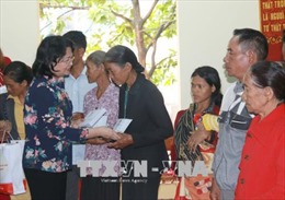 Phó Chủ tịch nước Đặng Thị Ngọc Thịnh thăm, tặng quà gia đình chính sách tại Đắk Nông