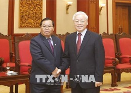 Tổng Bí thư Nguyễn Phú Trọng tiếp Phó Chủ tịch Quốc hội Lào 