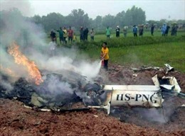 Tai nạn trực thăng kinh hoàng ở Thái Lan, nhiều người thiệt mạng