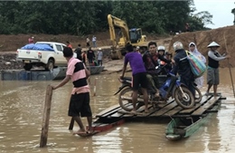 Bản làng tan hoang sau vụ vỡ đập thủy điện Sepien Senamnoi tại Lào