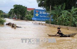 Phú Thọ: Mưa lớn kéo dài khiến đập tràn nhiều nơi bị ngập, một người bị nước cuốn trôi