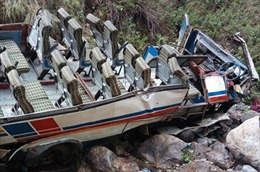 Xe buýt lao xuống vực ở Ấn Độ, 33 người thiệt mạng 