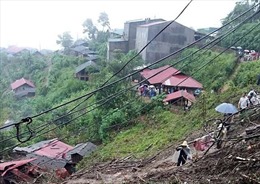 Sạt lở đất tại Lai Châu khiến 6 người chết, 4 người mất tích
