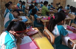  Học sinh tiểu học TP Hồ Chí Minh chỉ sử dụng tối đa 4 quyển vở