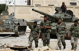 Quân đội Syria phát hiện kho vũ khí &#39;khủng&#39; ngay cửa ngõ Damascus