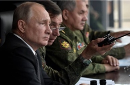 Tổng thống Putin ra lệnh bắt đầu tập trận răn đe chiến lược bằng tên lửa đạn đạo 