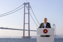 Thổ Nhĩ Kỳ khánh thành cây cầu nhiều tỉ đô nối châu Âu - châu Á