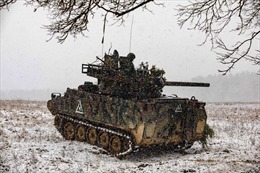 Xe thiết giáp cũ của Vệ binh Quốc gia Mỹ phát huy công dụng mới ở Ukraine
