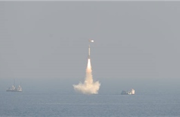 Ấn Độ phóng tên lửa đạn đạo từ tàu ngầm hạt nhân &#39;thay đổi cuộc chơi&#39;