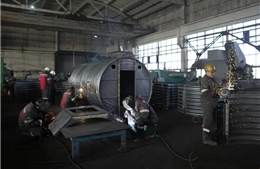 Nhà máy thép Ukraine tích cực sản xuất boong-ke cho tiền tuyến