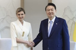 Tiếp đệ nhất phu nhân Ukraine, Tổng thống Hàn Quốc cam kết tăng viện trợ phi sát thương