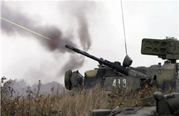 Uy lực hệ thống phòng không Tunguska đang bảo vệ lực lượng Nga ở Ukraine