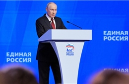 Phát biểu quan trọng của Tổng thống Putin tại Đại hội đảng cầm quyền Nga