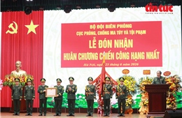 Cục Phòng chống ma túy và tội phạm Bộ đội Biên phòng đón nhận Huân chương Chiến công hạng Nhất