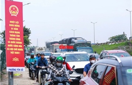 Cửa ngõ Hà Nội ùn tắc ngày đầu nghỉ Lễ Quốc khánh 2/9 