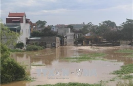 Nước trên các sông dâng cao làm ngập lụt nghiêm trọng nhiều nơi ở Thanh Hóa