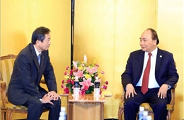 Thủ tướng Nguyễn Xuân Phúc tiếp một số doanh nghiệp Nhật Bản