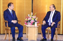 Thủ tướng Nguyễn Xuân Phúc tiếp Chủ tịch Liên minh nghị sỹ hữu nghị Nhật - Việt