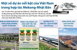 Những dự án nổi bật của Việt Nam trong hợp tác Mekong-Nhật Bản