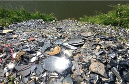 Liên tiếp đổ trộm rác thải nguy hại vào Khu Di tích lịch sử quốc gia đặc biệt Đền Hùng