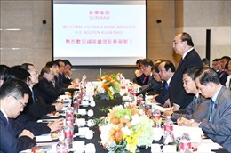 Thủ tướng Nguyễn Xuân Phúc tọa đàm với các tập đoàn hàng đầu Trung Quốc