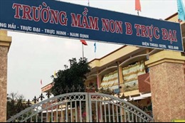 Nam Định: Phòng giáo dục thông tin vụ bé trai 4 tuổi bị cô giáo buộc dây vào người